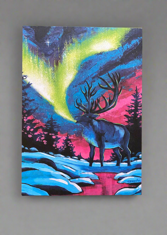 Aurora Borealis Christmas Card