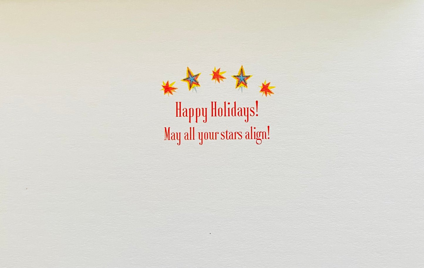 Winter Stars Holiday Card