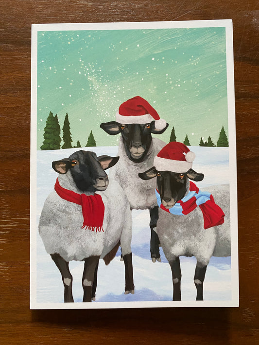 Fleece Navidad Christmas Card