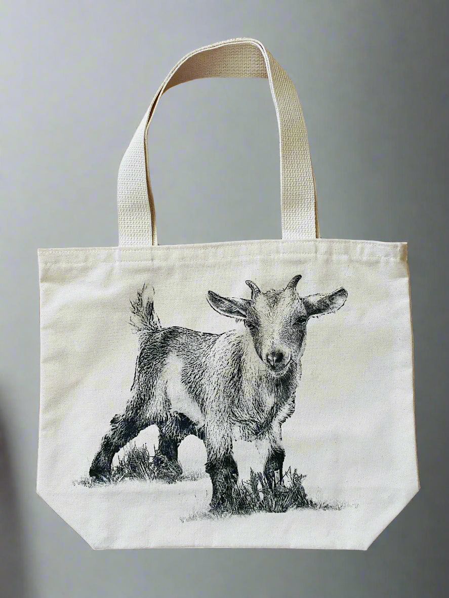 Baby Goat Tote Bag