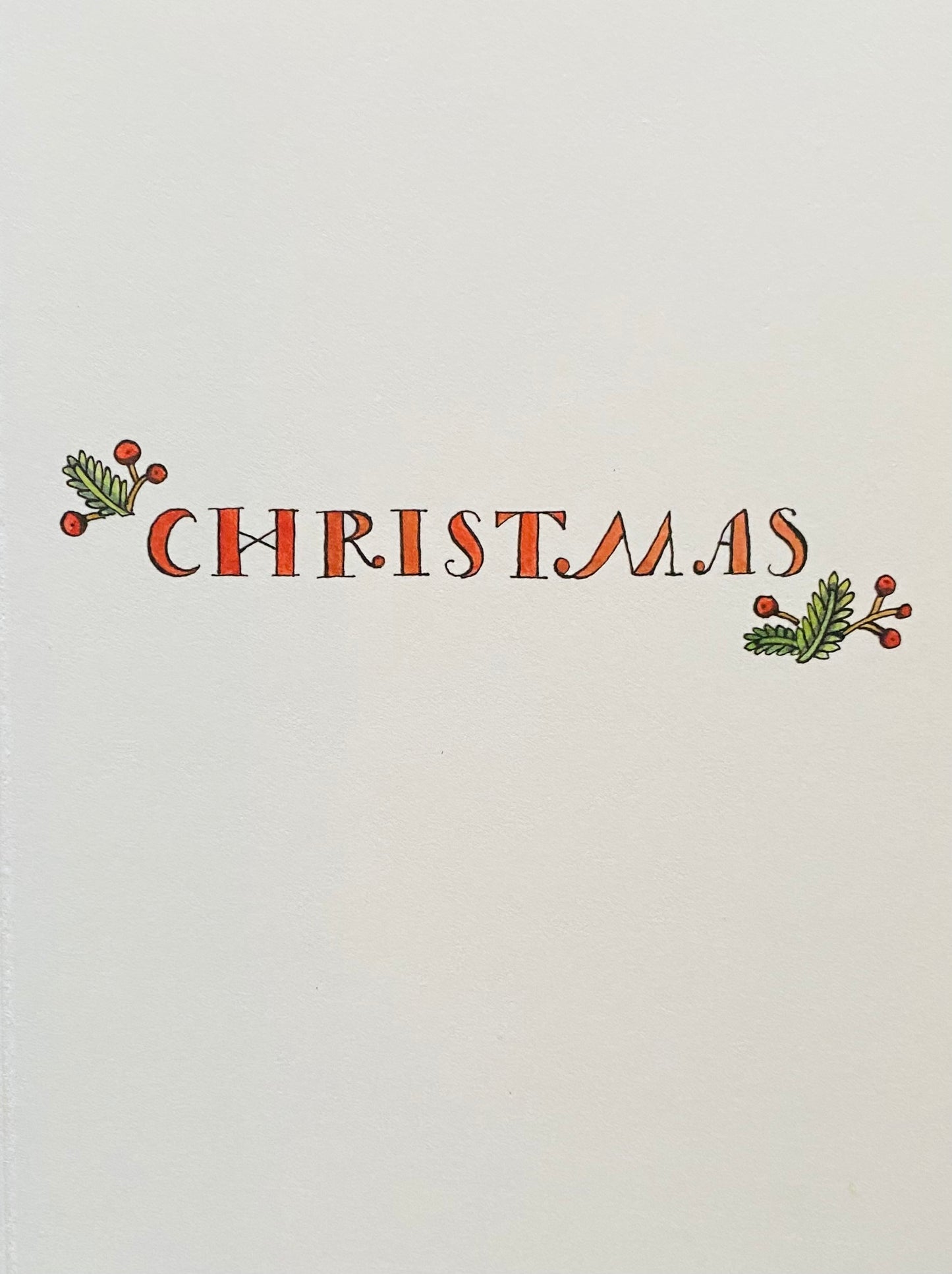 Merry Christmas Holiday Card