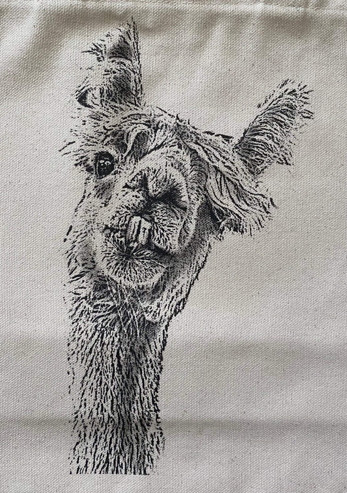 Silly Alpaca Tote Bag