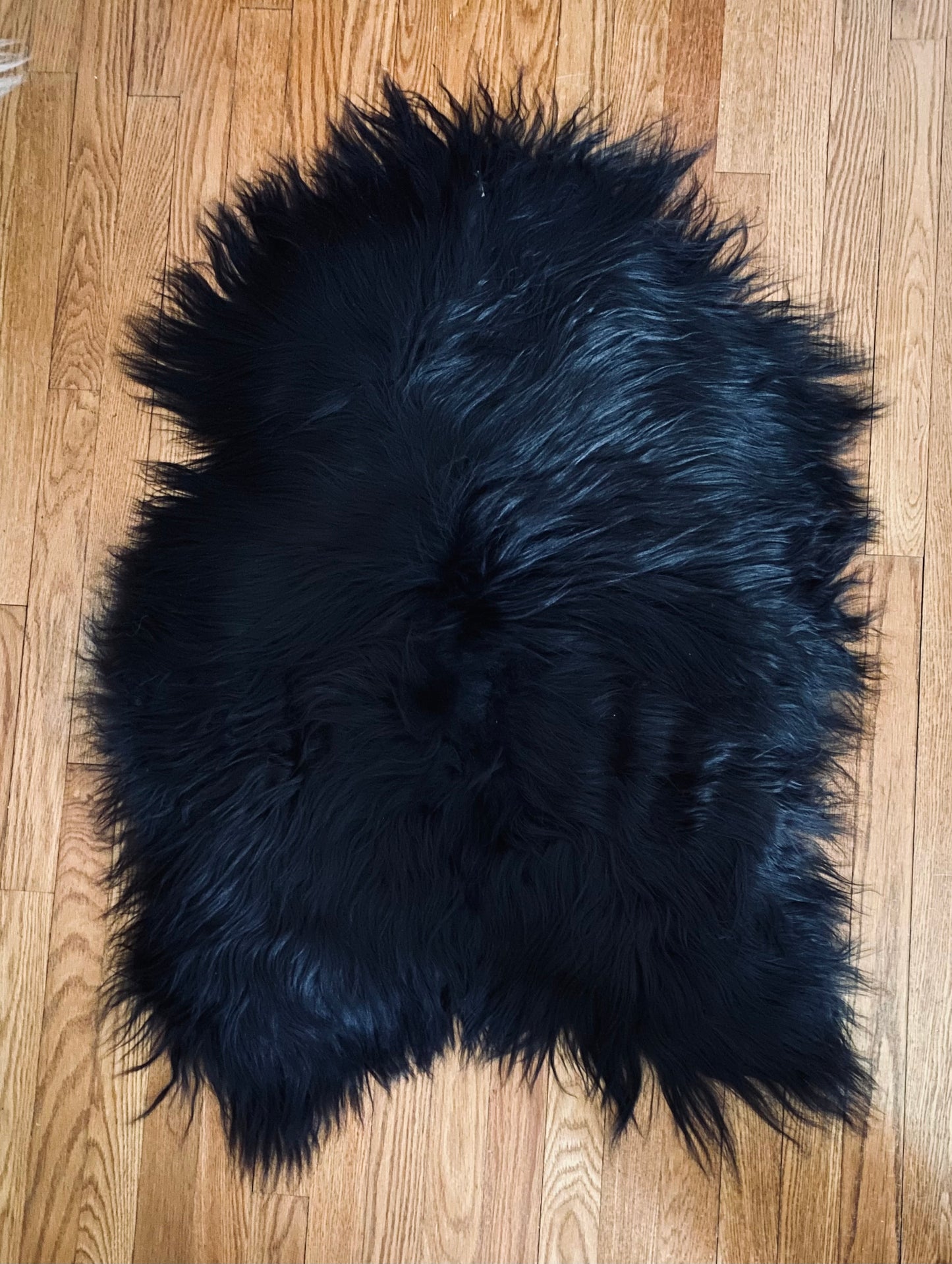 Smol Black Icelandic Sheepskin