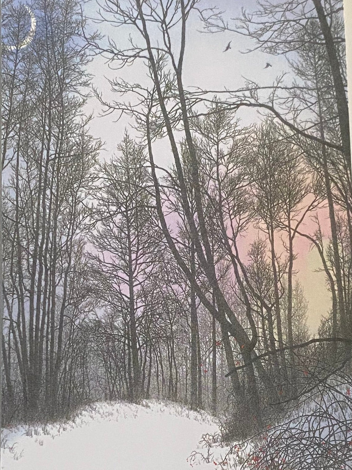 Moonlight Lane Holiday Card
