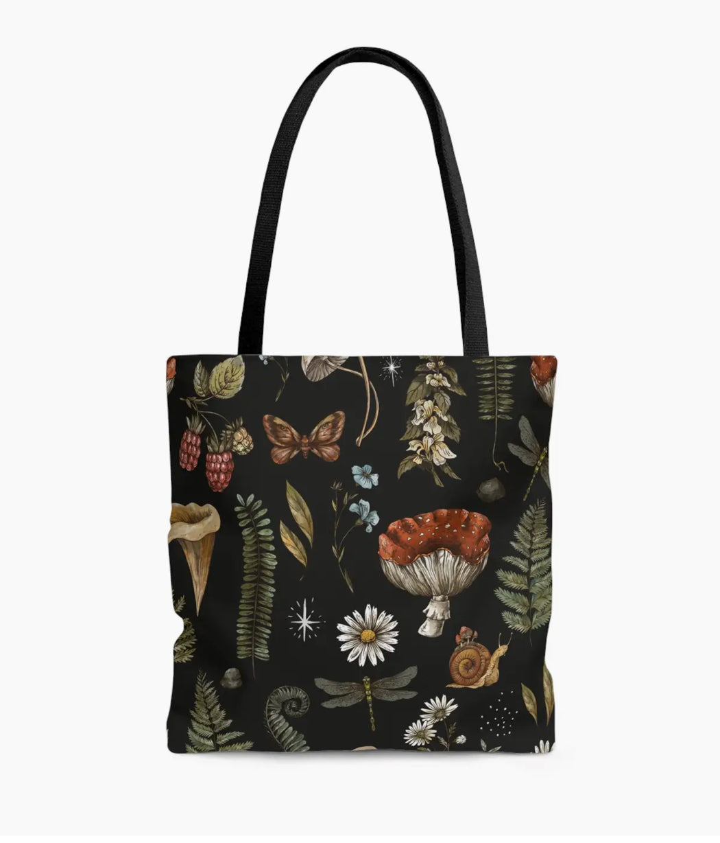 Dark Forest Canvas Tote Bag