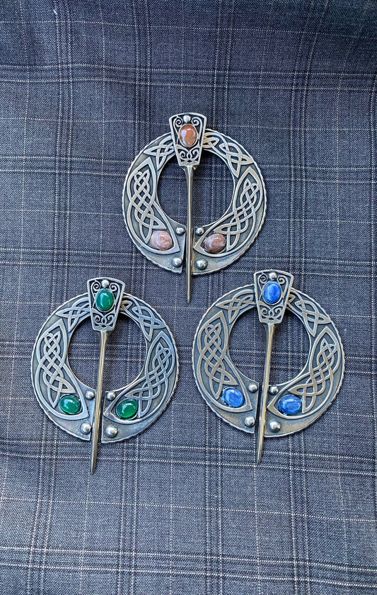 Large Celtic Shawl Pin