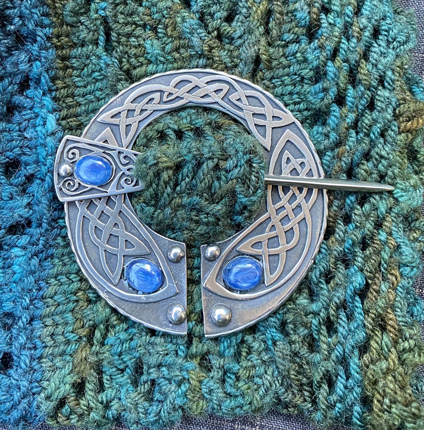 Large Celtic Shawl Pin