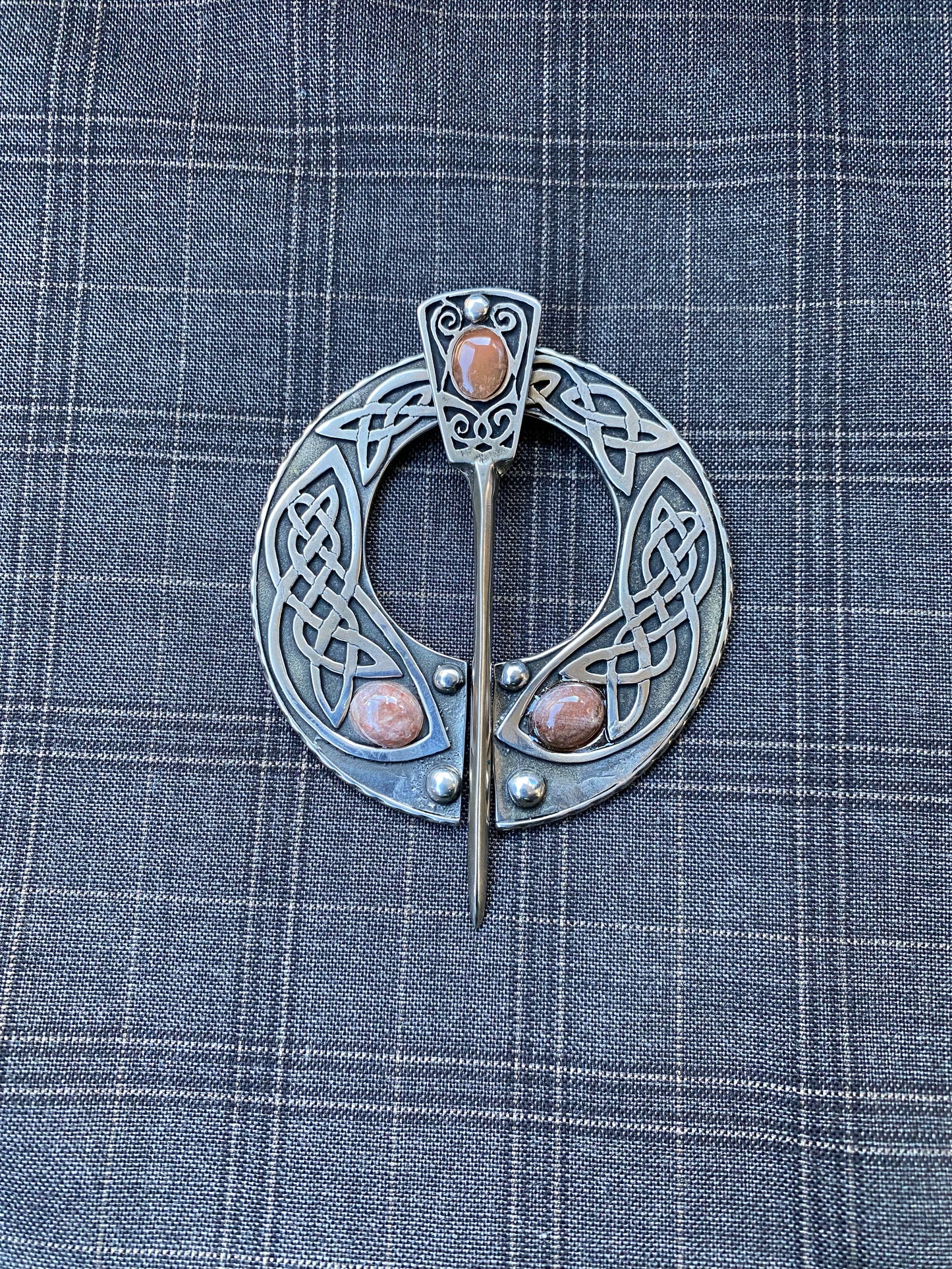 Large Celtic Shawl Pin