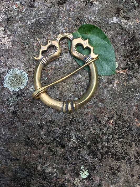 Large Dragon Penannular Brooch