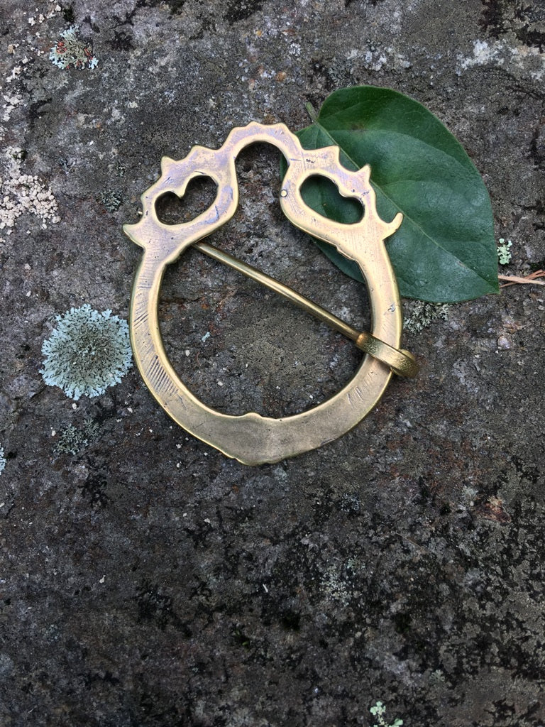 Large Dragon Penannular Brooch
