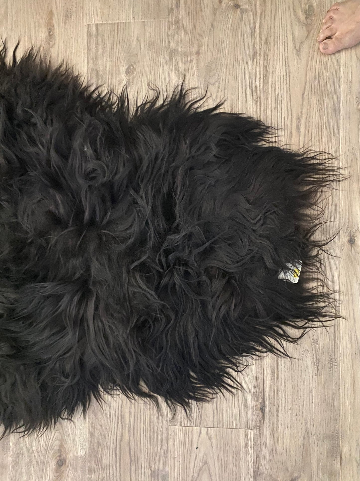 Dark & Stormy Brown Icelandic Sheepskin
