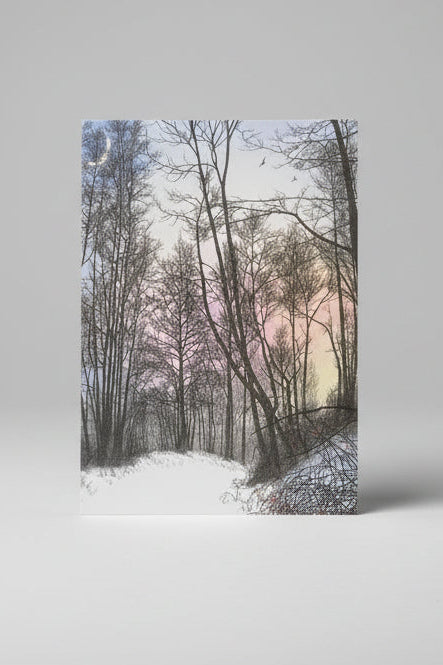 Moonlight Lane Holiday Card