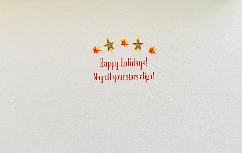 Winter Stars Holiday Card