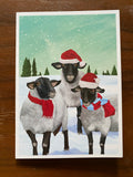 Fleece Navidad Christmas Card