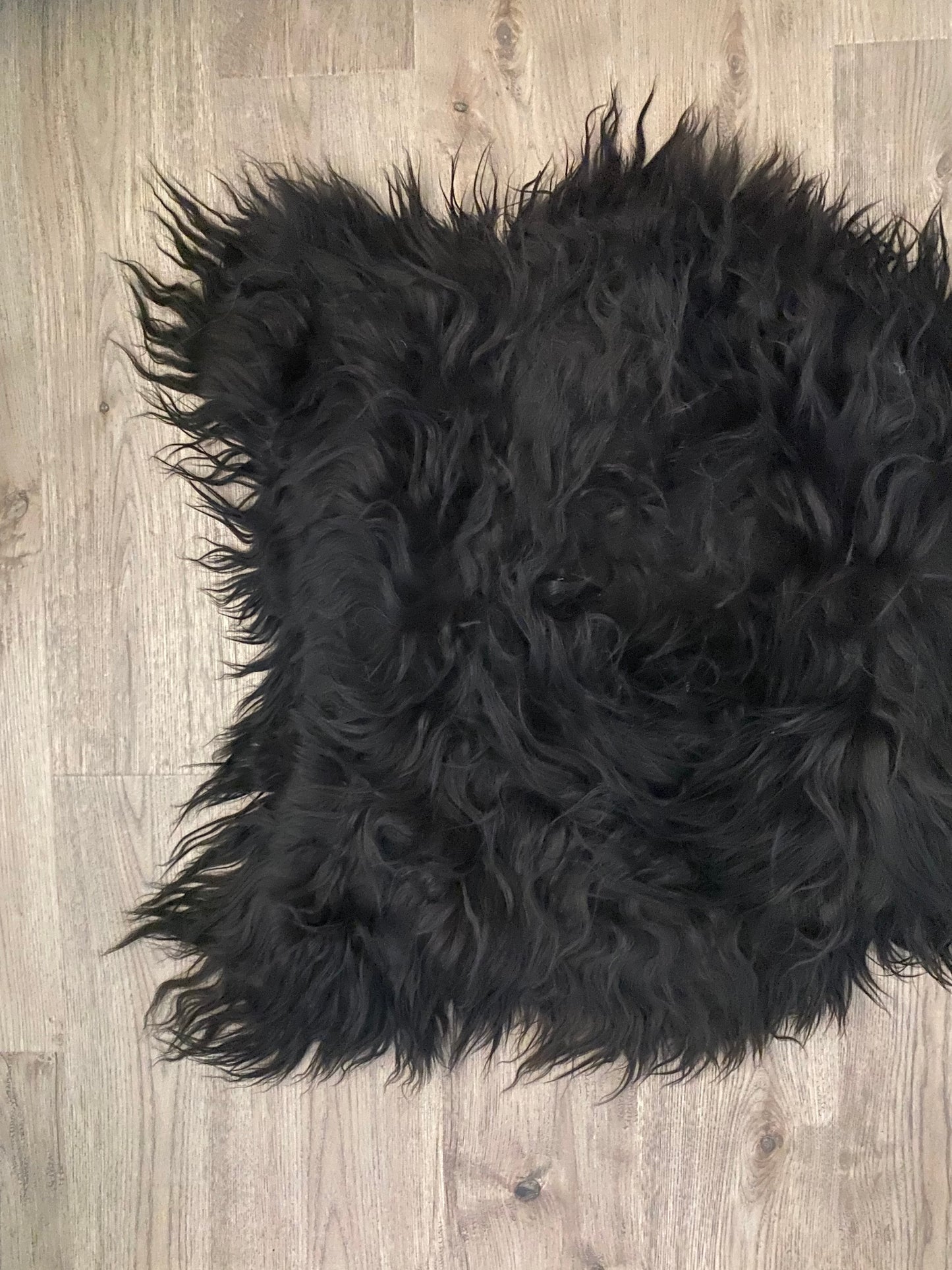 Dark & Stormy Brown Icelandic Sheepskin