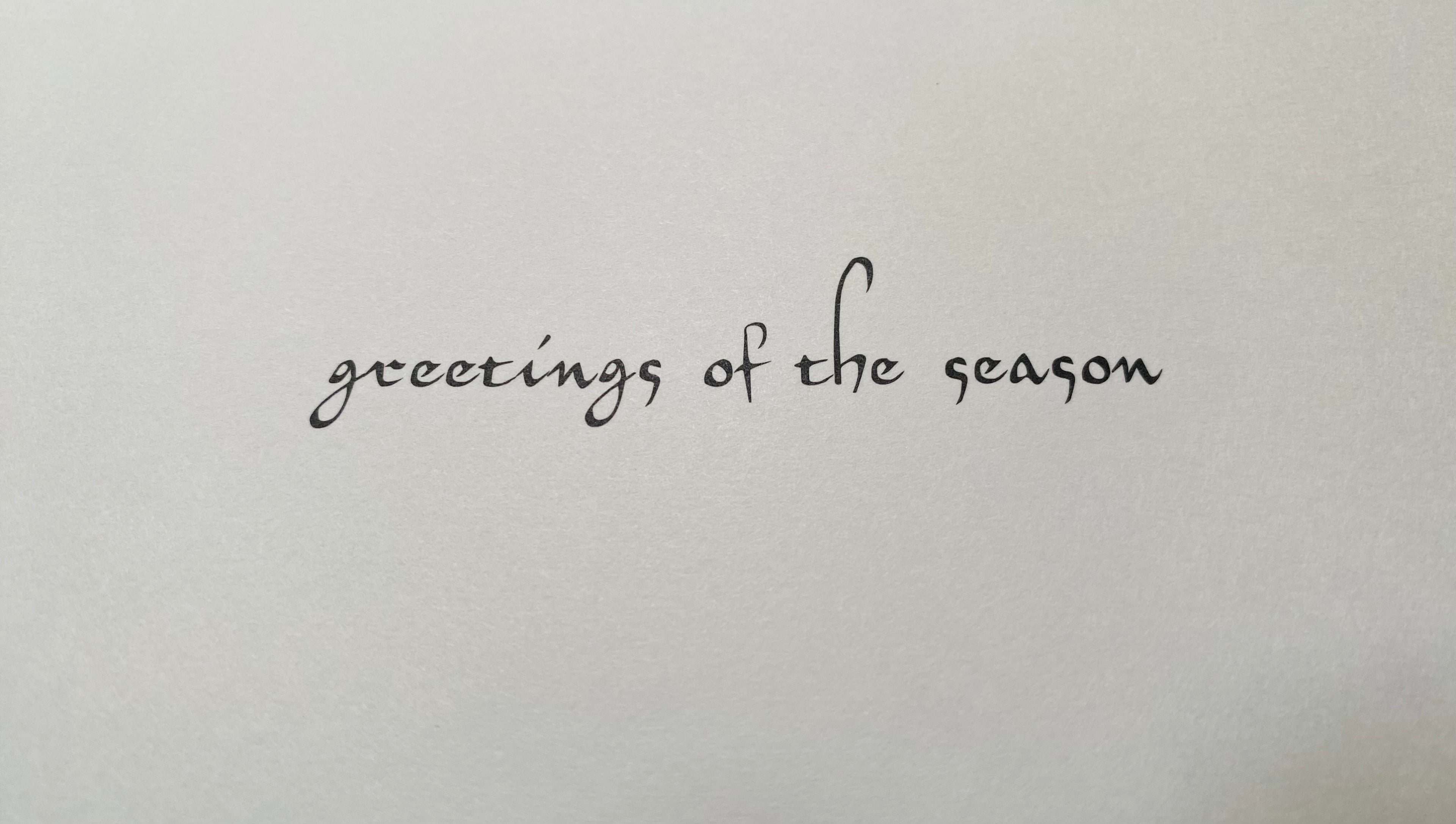 Night Prayer Holiday Card