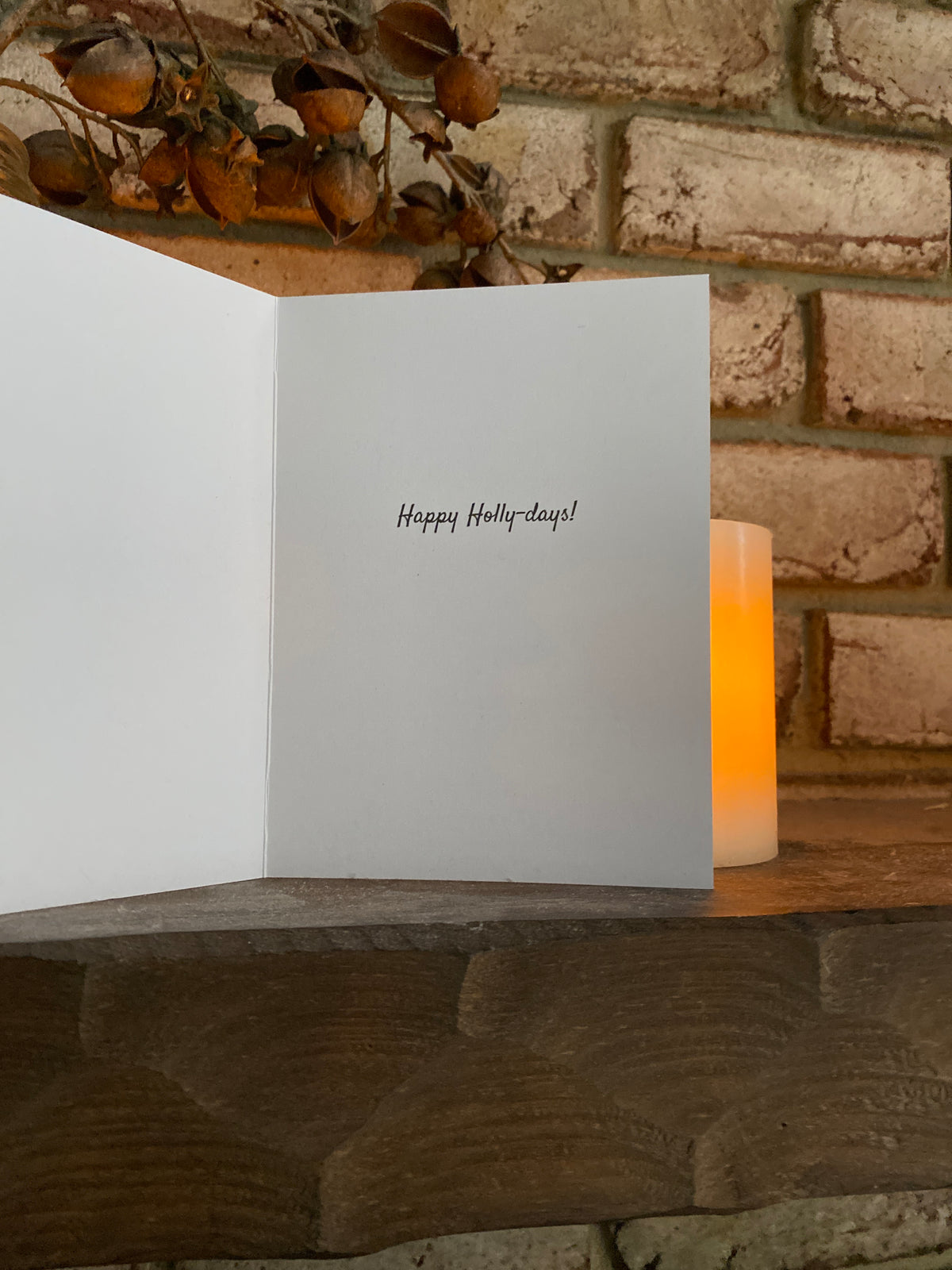 Winter Foliage Holiday Card