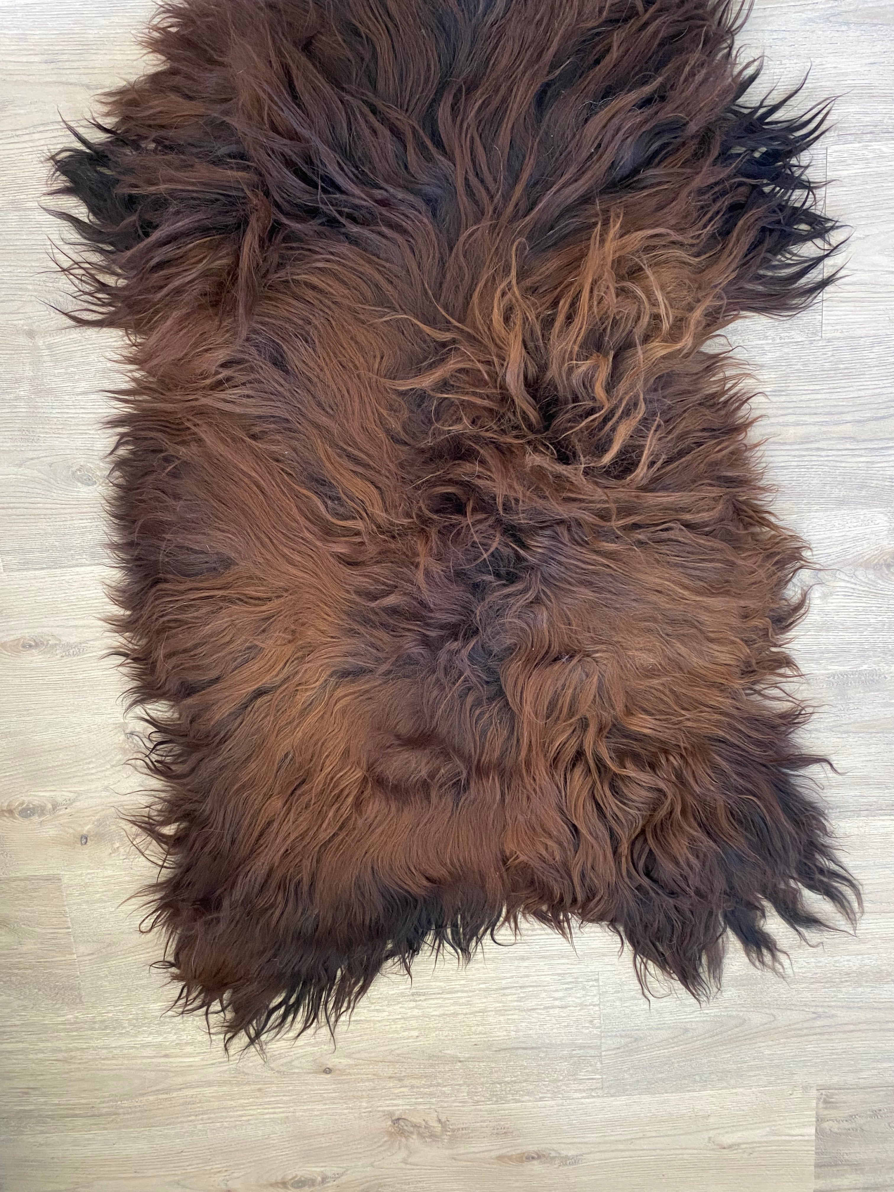 Dark Cinnamon Icelandic Sheepskin
