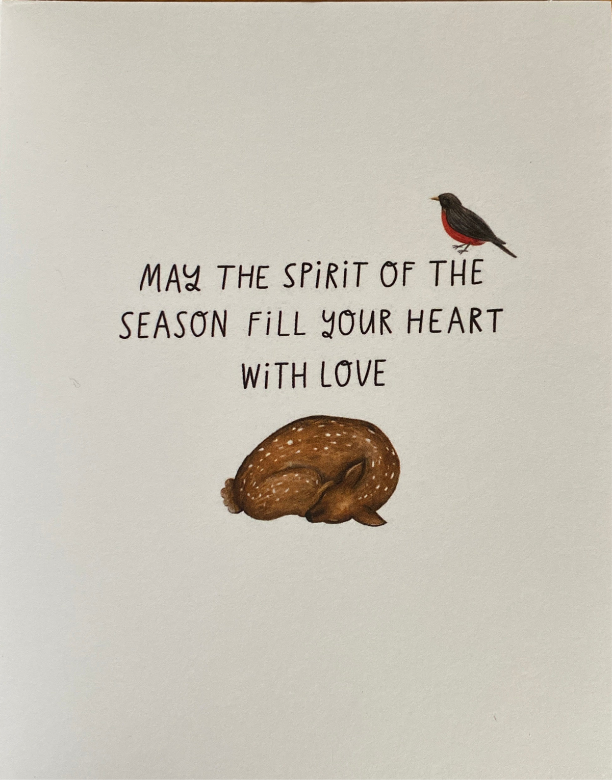 Woodland Winter Christmas Card