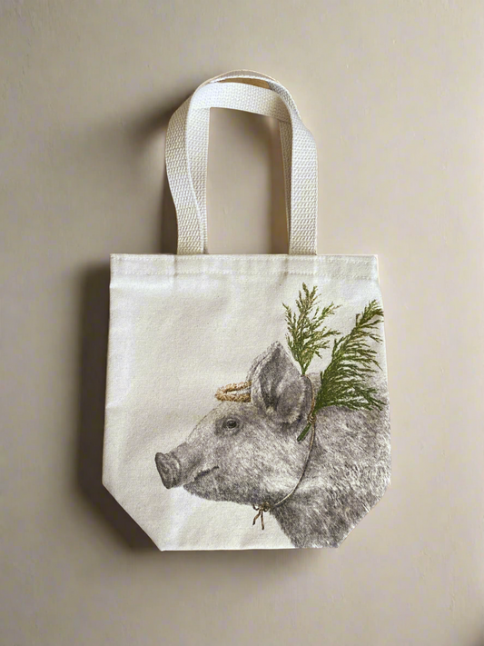Glenda Pig Tote Bag