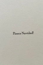 Fleece Navidad Christmas Card