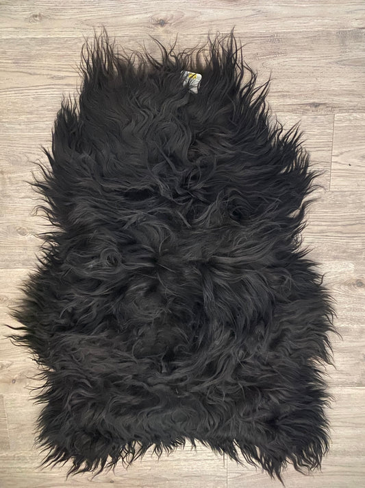 Dark & Stormy Brown Icelandic Sheepskin