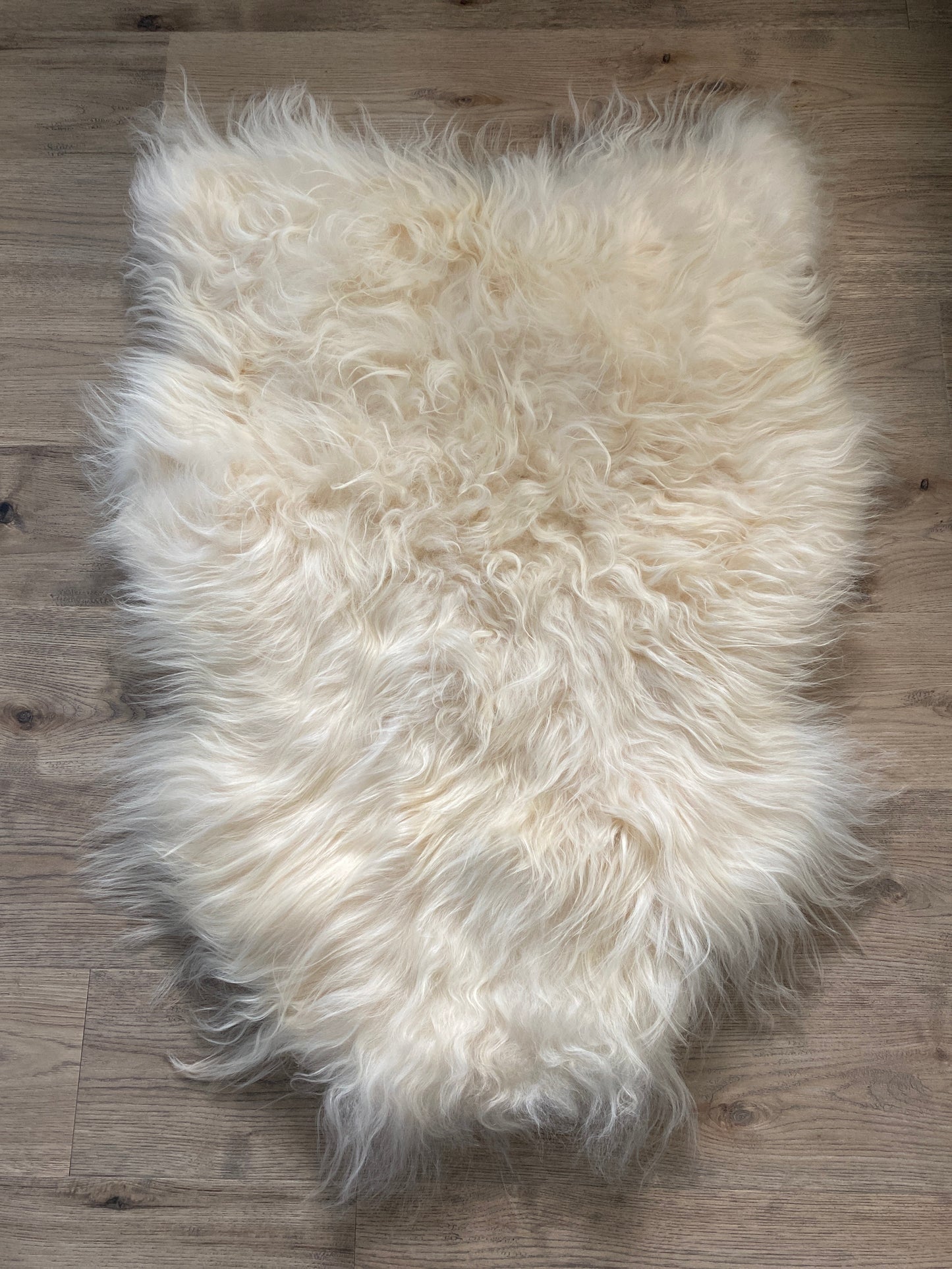 Creamy White Real Icelandic Sheepskin