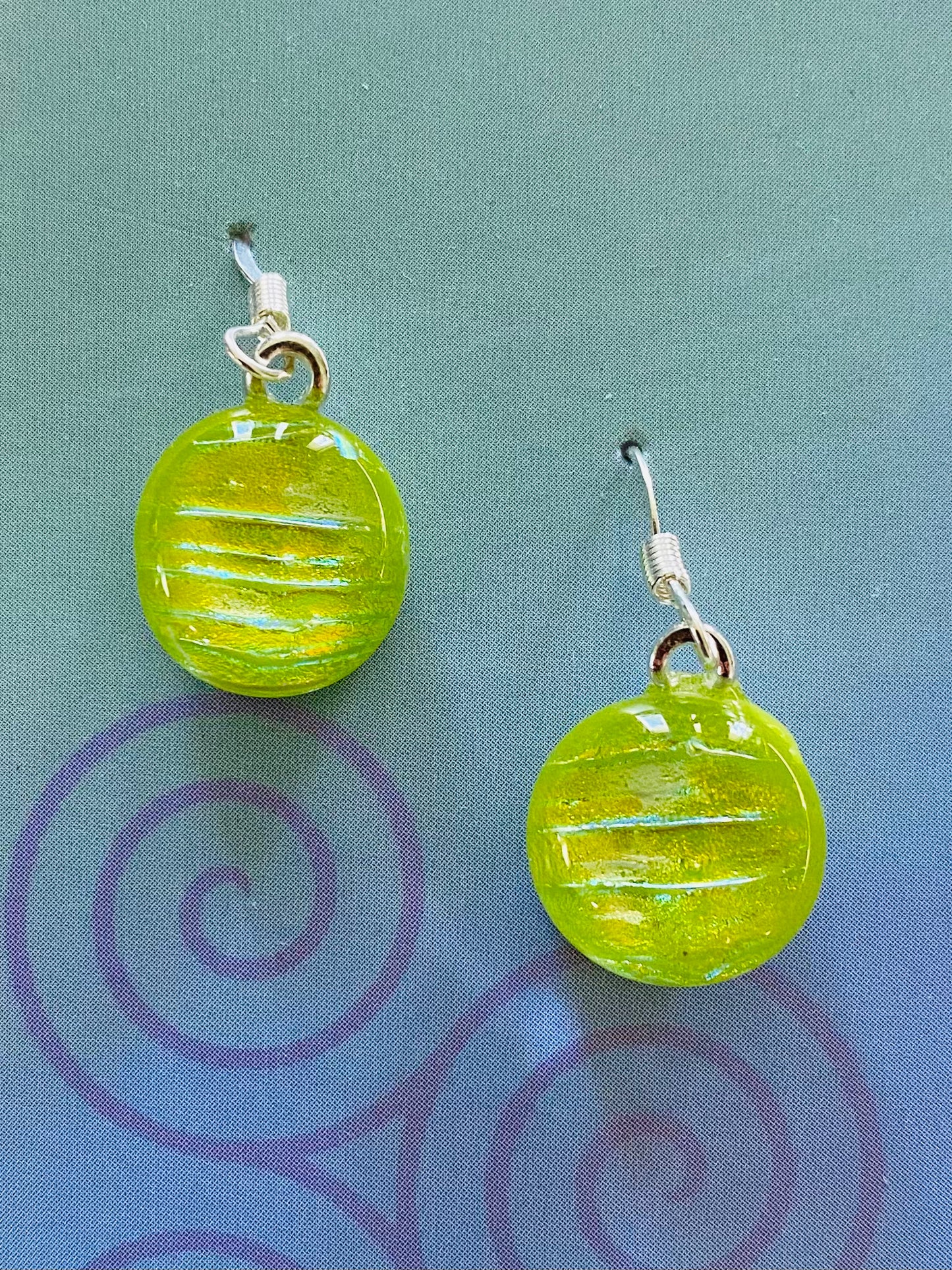 Dichroic Glass Earrings E2