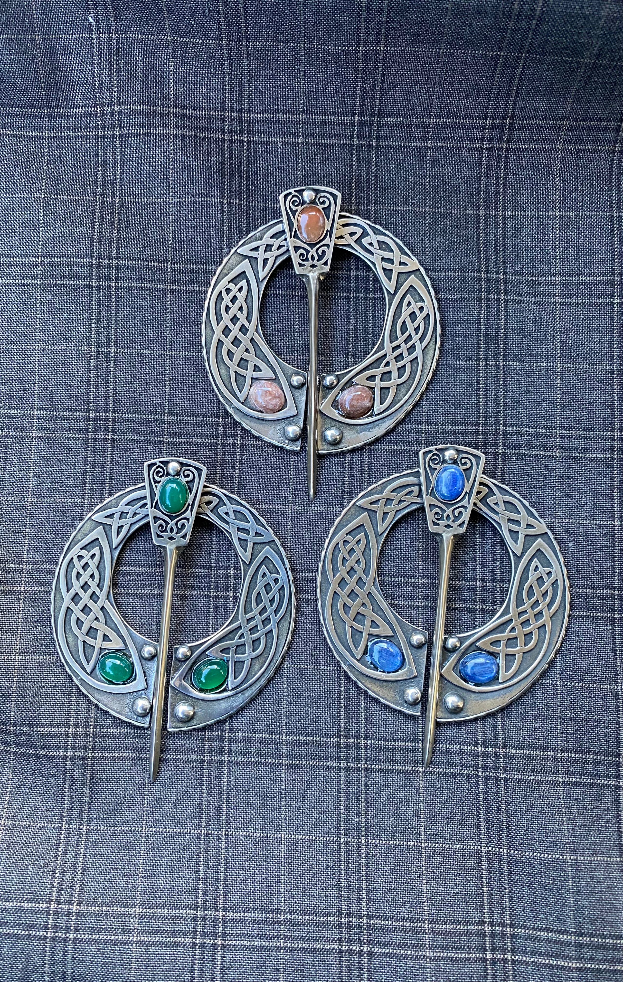 Large Celtic Shawl Pin