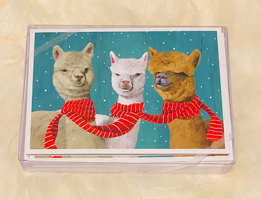 Holiday Llamas Card