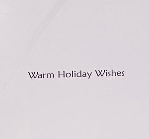 Cozy Winter Sheep Holiday Card