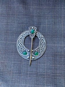 Large Celtic Shawl Pin