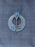 Large Celtic Shawl Pin