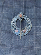 Large Celtic Shawl Pin