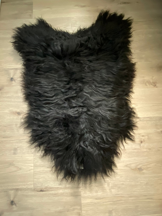 Baa Baa Black Sheep Real Icelandic Sheepskin