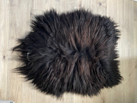 Chocolate Brown Genuine Viking Sheepskin