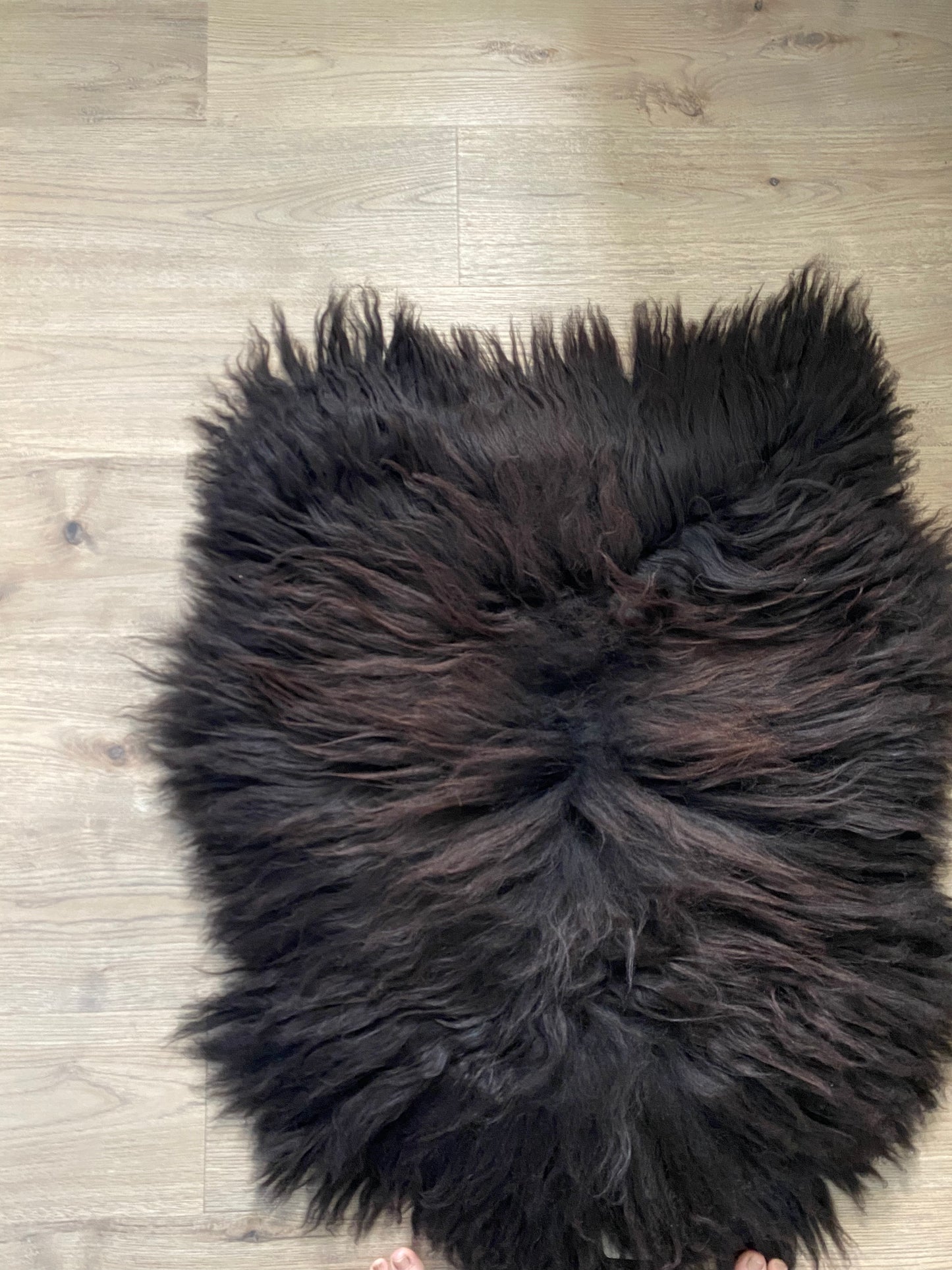 Chocolate Brown Genuine Viking Sheepskin