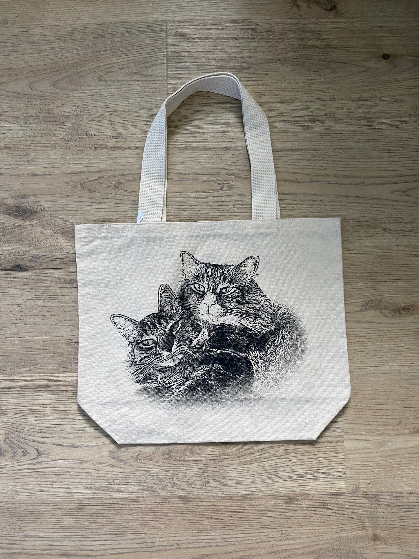 Comfort Cats Medium Tote Bag