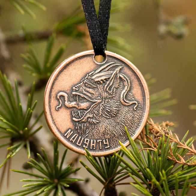 Krampus Coin Ornament