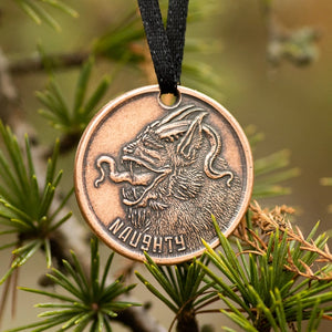 Krampus Coin Ornament