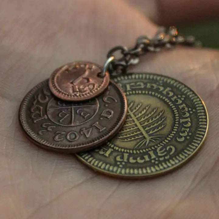 Shire Triple Coin Talisman Necklace