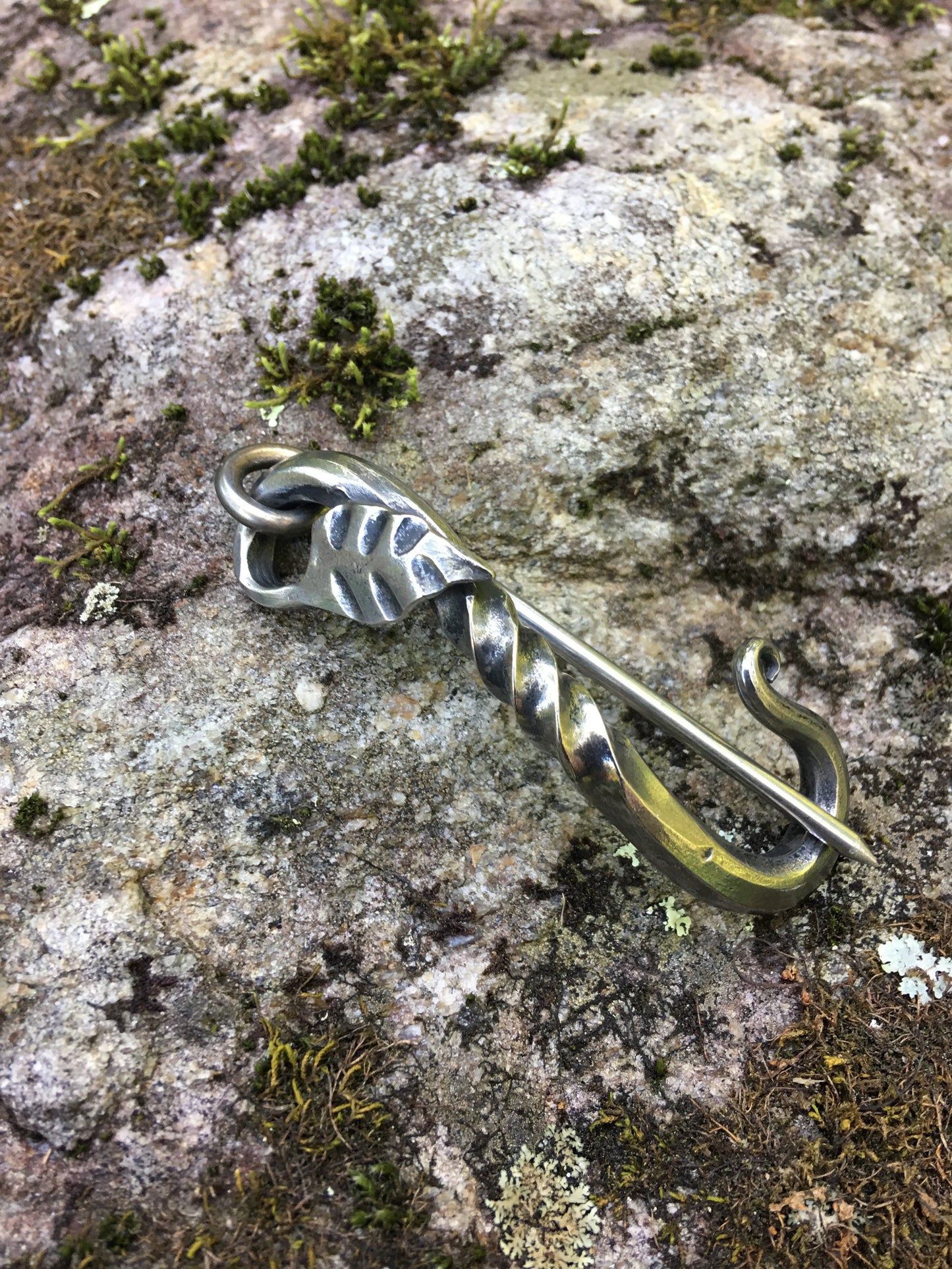 Leaf Fibula Brooch