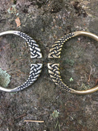 Celtic Knotwork Shawl Pin~single knots