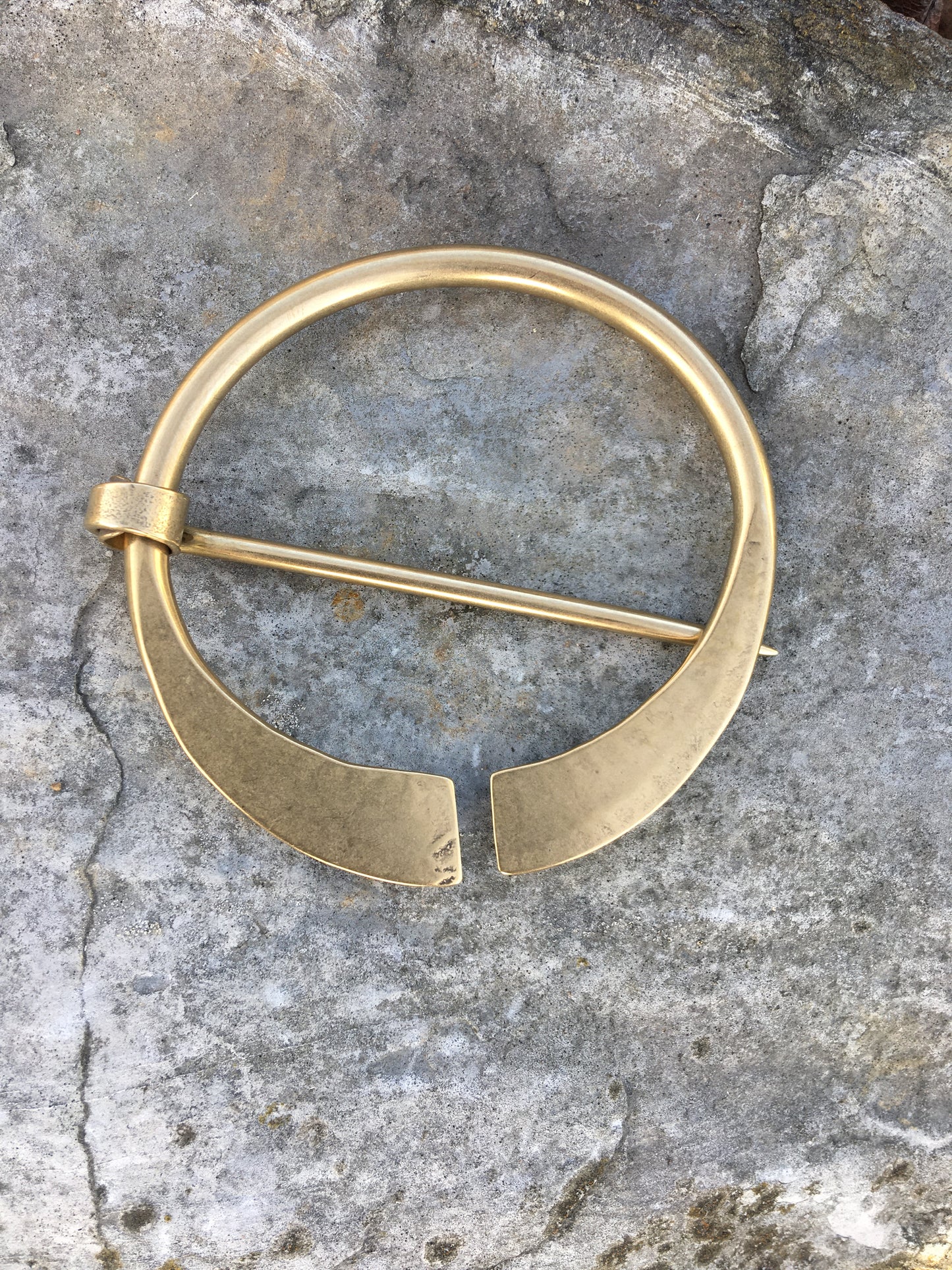 Stamped Shawl Pin