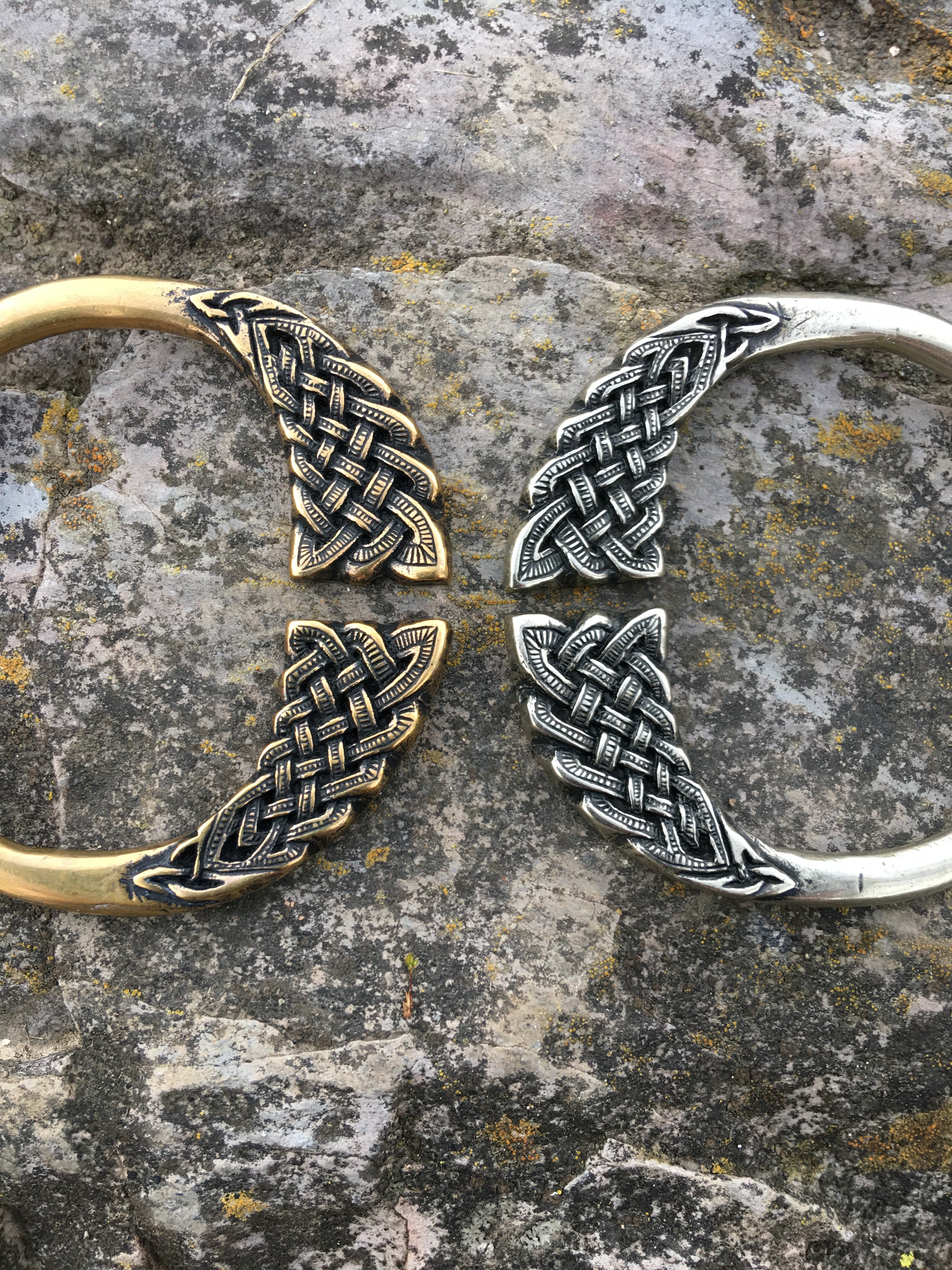 Celtic Knotwork Shawl Pin~double knots