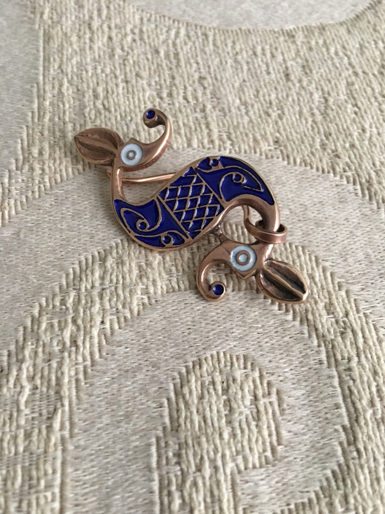 Romano Dragonesque Brooch