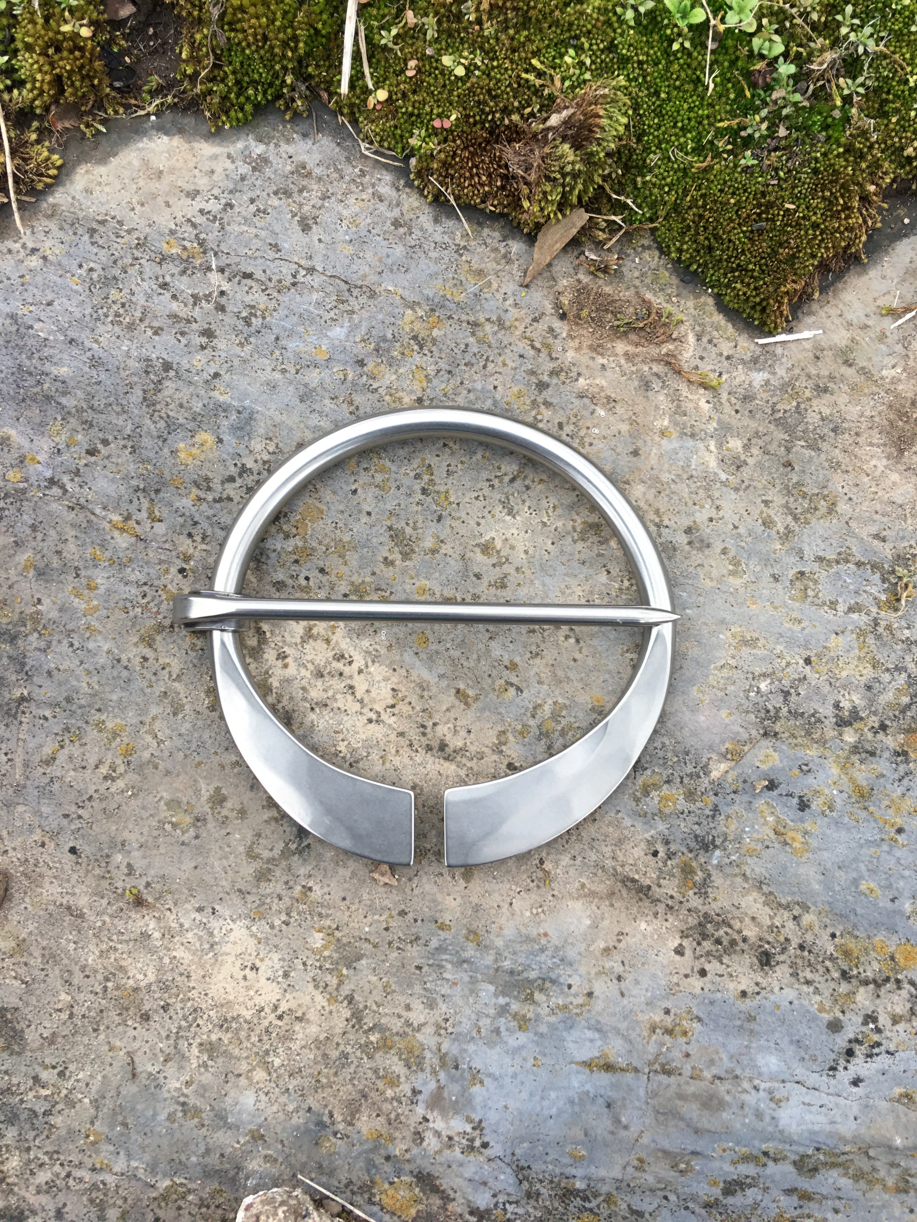 Large Stainless Steel Shawl Pin