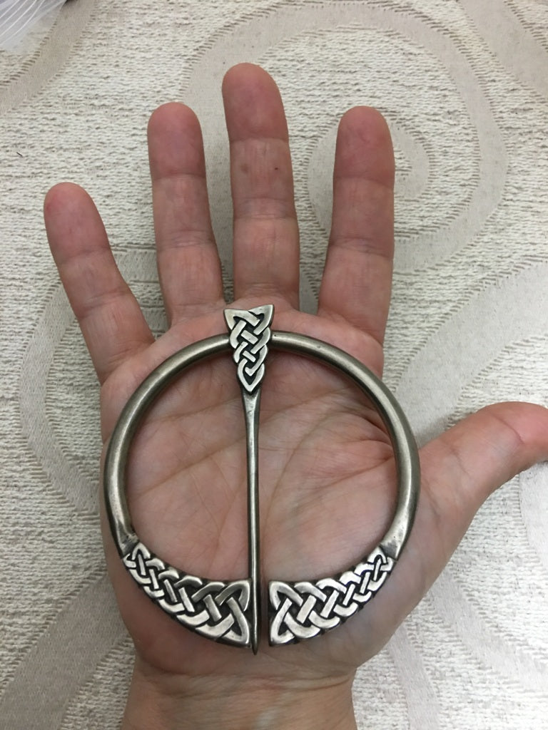 Celtic Knotwork Shawl Pin~large