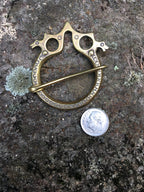Dragonesque Shawl Pin
