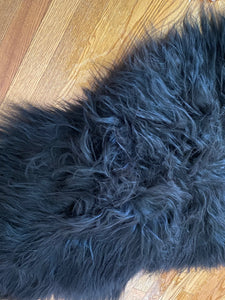 Black Icelandic Sheepskin